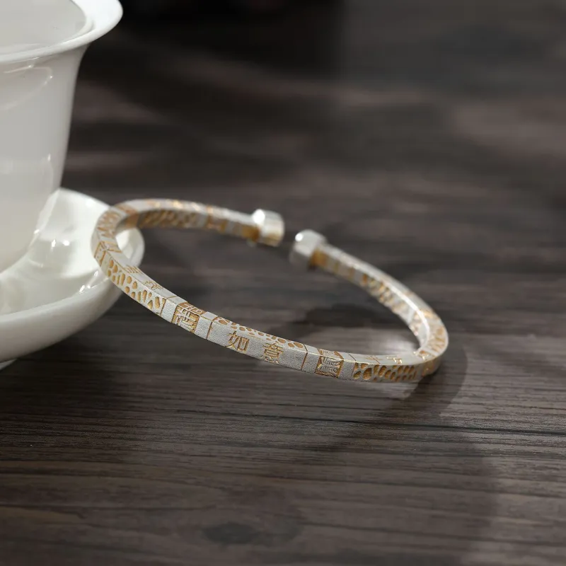 Asia Star 999 Fine Silver Bangles Women's-2