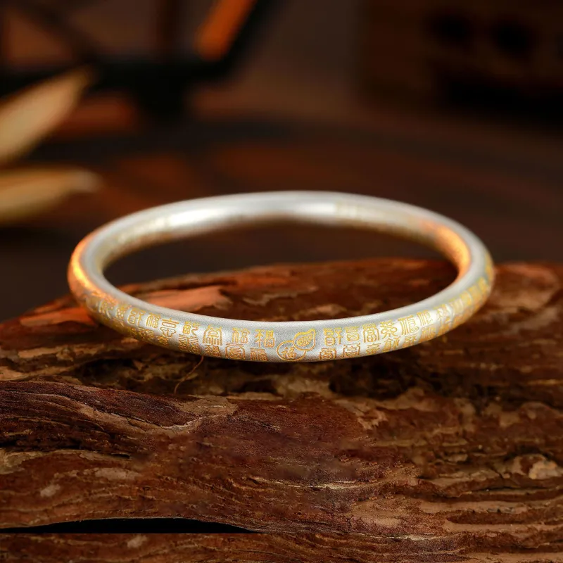 Asia Star S999 Fine Silver Sterling Silver Bracelets Unisex-2