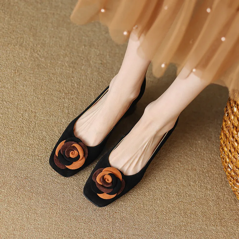 MODERN BELLE Chunky Heel High Heels 5cm Women's-4