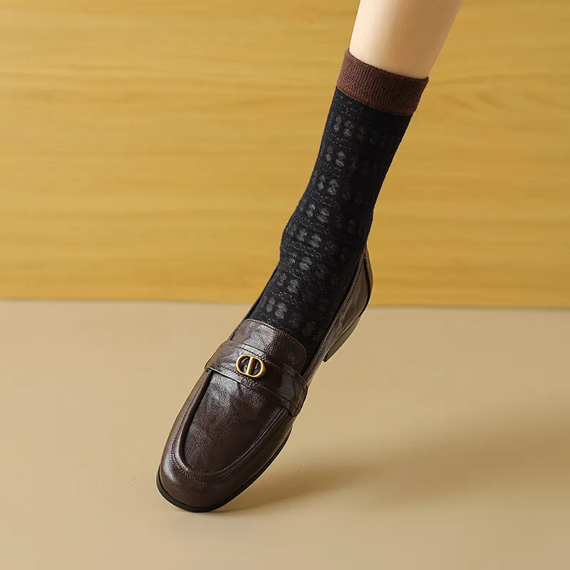 MODERN BELLE Loafers Women's Black/Dark Brown-10
