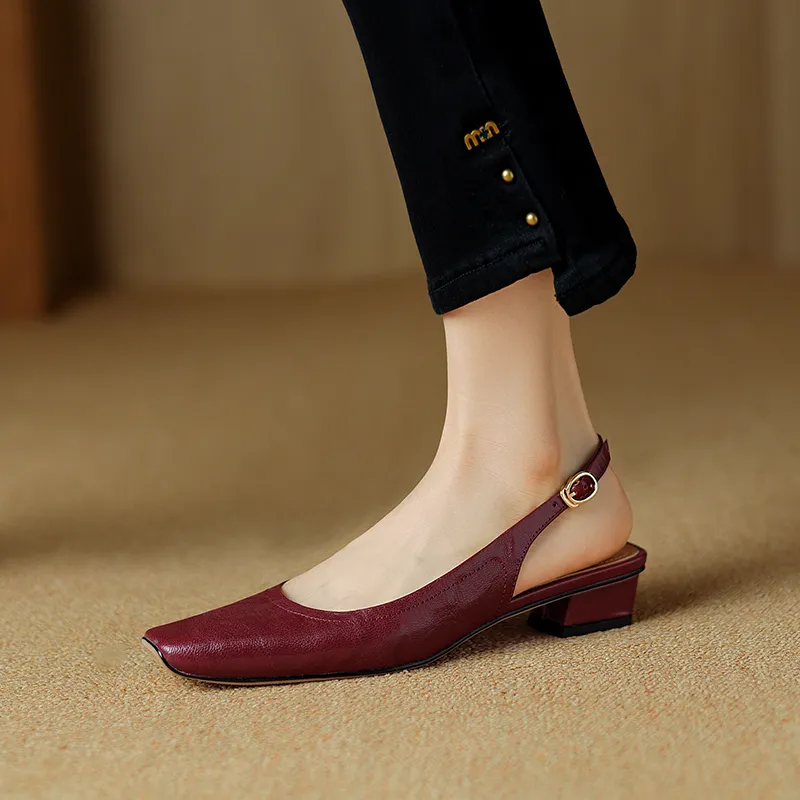 MODERN BELLE Chunky Heel High Heels 3cm Women's-1
