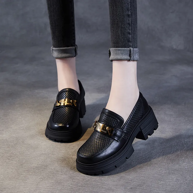 MODERN BELLE Loafers 5.5cm Women's Black-4