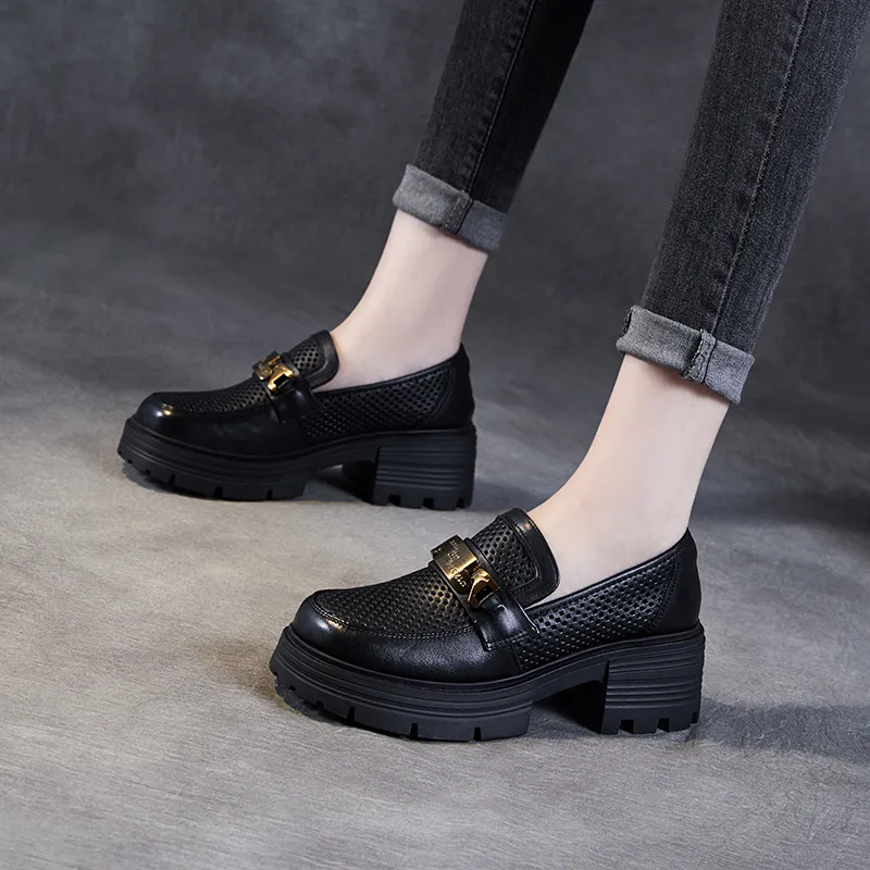 MODERN BELLE Loafers 5.5cm Women's Black-1