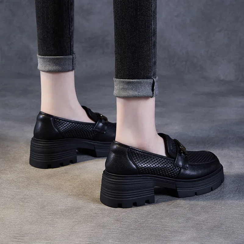 MODERN BELLE Loafers 5.5cm Women's Black-3