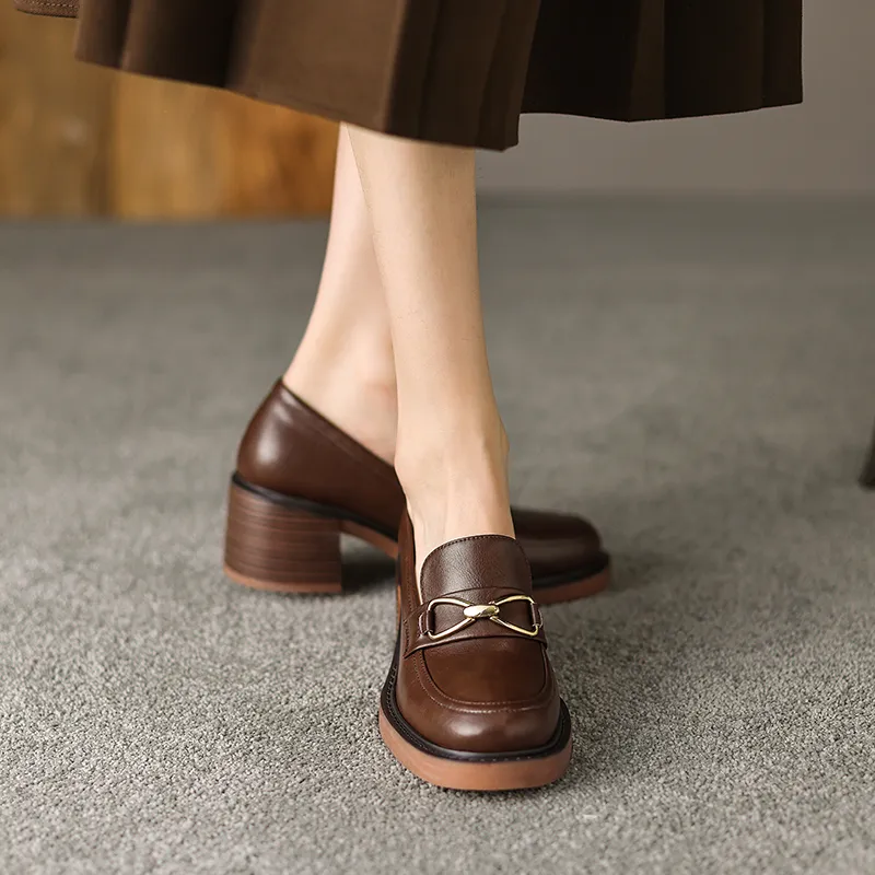 MODERN BELLE Loafers Women's Black/Brown-9