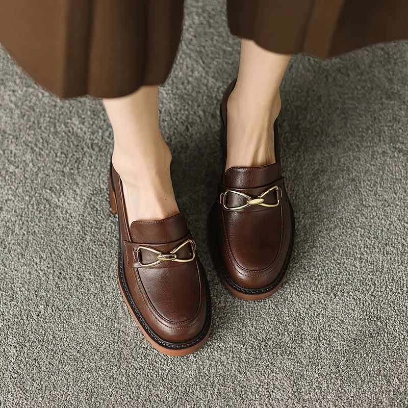 MODERN BELLE Loafers Women's Black/Brown-11
