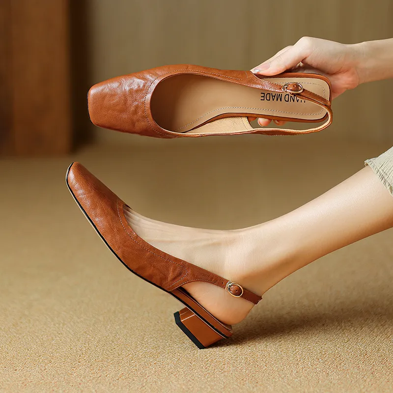 MODERN BELLE Chunky Heel High Heels 3cm Women's-11