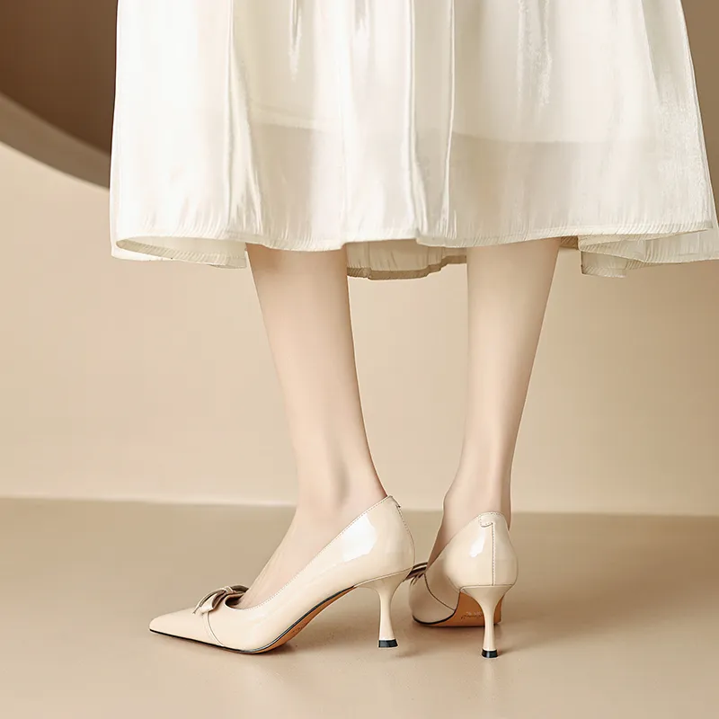 MODERN BELLE Chunky Heel High Heels 6.5cm Women's-7