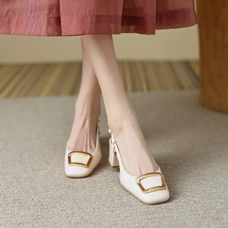 MODERN BELLE Chunky Heel High Heels 5cm Women's-5