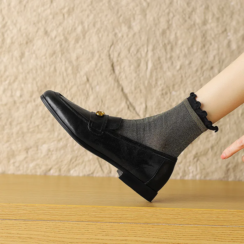 MODERN BELLE Loafers Women's Black/Dark Brown-1