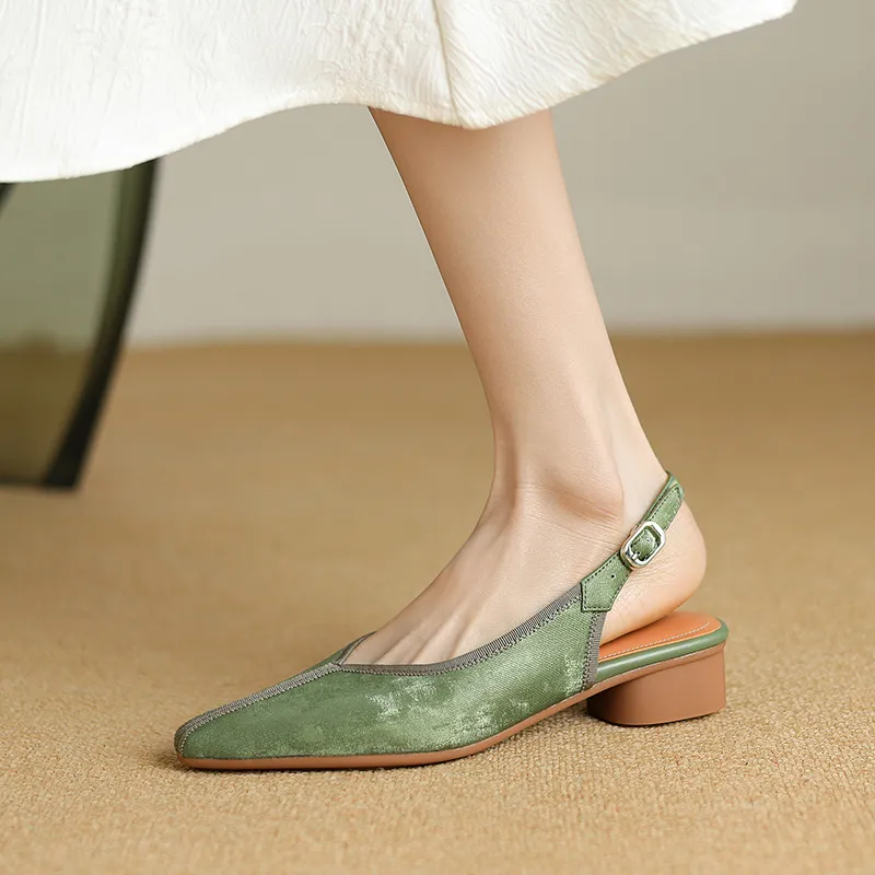 MODERN BELLE Chunky Heel High Heels 3cm Women's-1