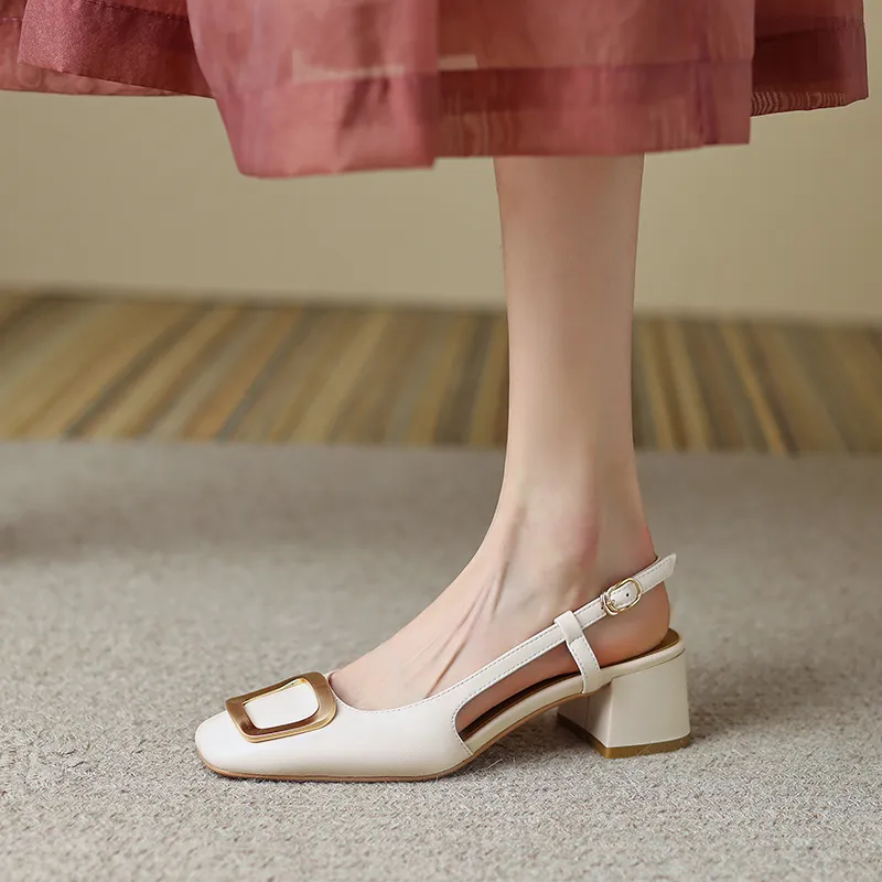 MODERN BELLE Chunky Heel High Heels 5cm Women's-1