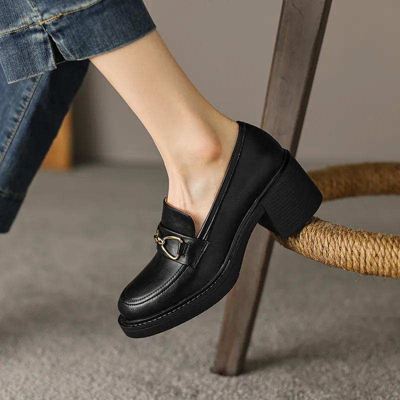 MODERN BELLE Loafers Women's Black/Brown-1