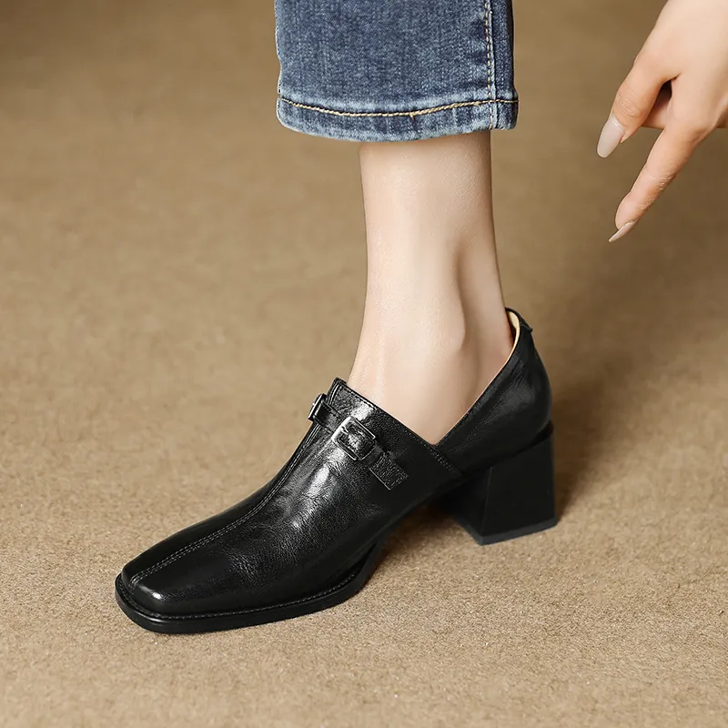 MODERN BELLE Chunky Heel High Heels 5cm Women's-2