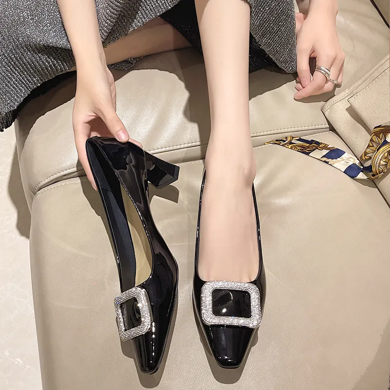 MODERN BELLE Chunky Heel High Heels 5.5cm Women's-10