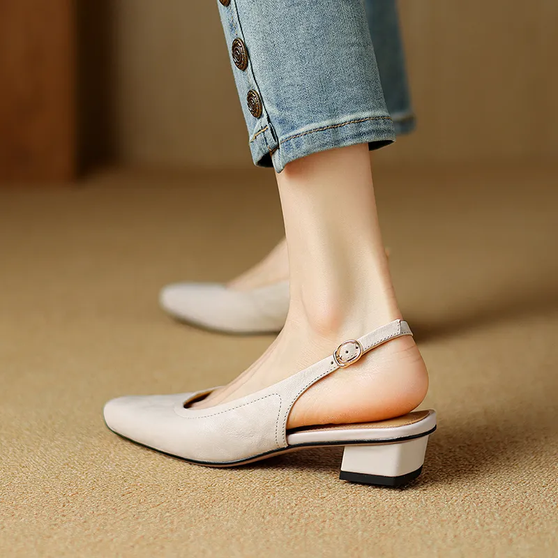MODERN BELLE Chunky Heel High Heels 3cm Women's-6