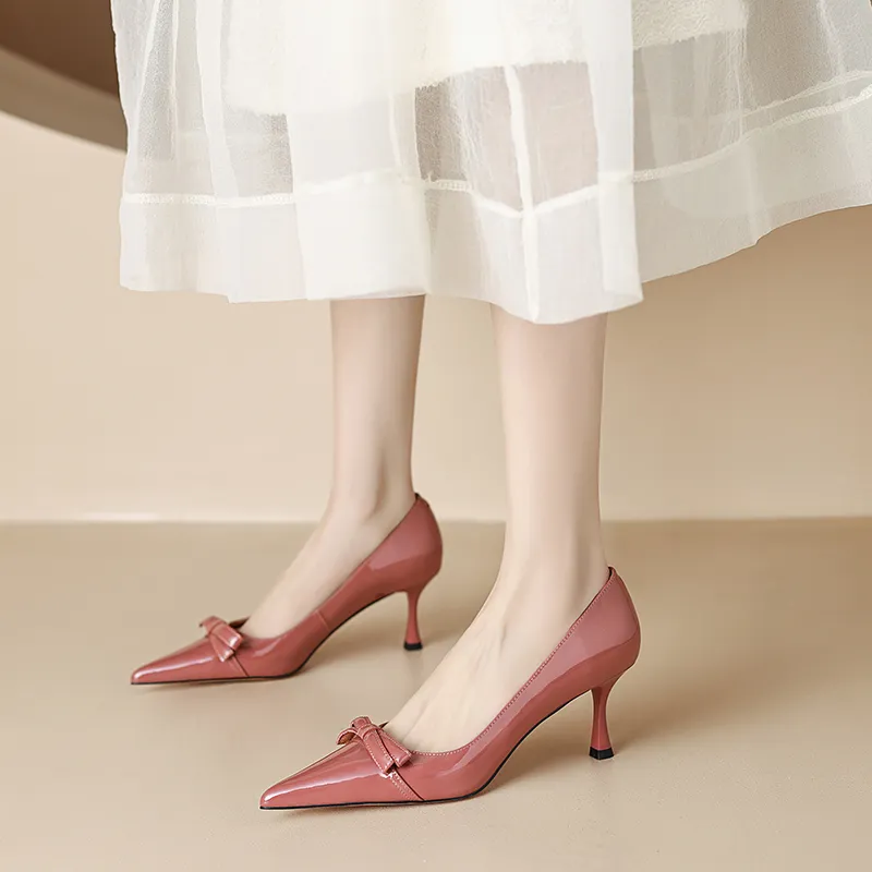 MODERN BELLE Chunky Heel High Heels 6.5cm Women's-11