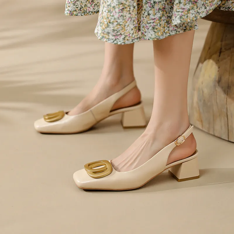 MODERN BELLE Chunky Heel High Heels 5cm Women's-1