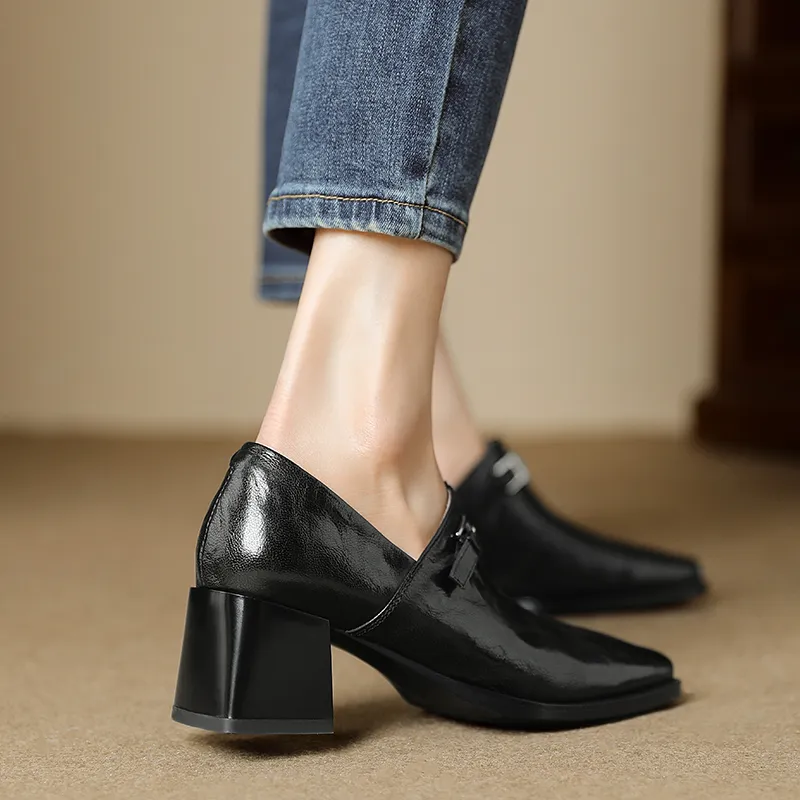 MODERN BELLE Chunky Heel High Heels 5cm Women's-3