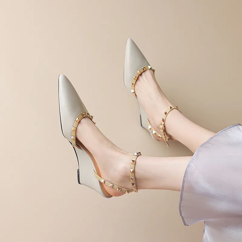 MODERN BELLE Wedge Heel High Heels 8cm Women's-5