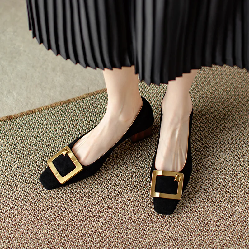MODERN BELLE Chunky Heel High Heels 4.5cm Women's-13