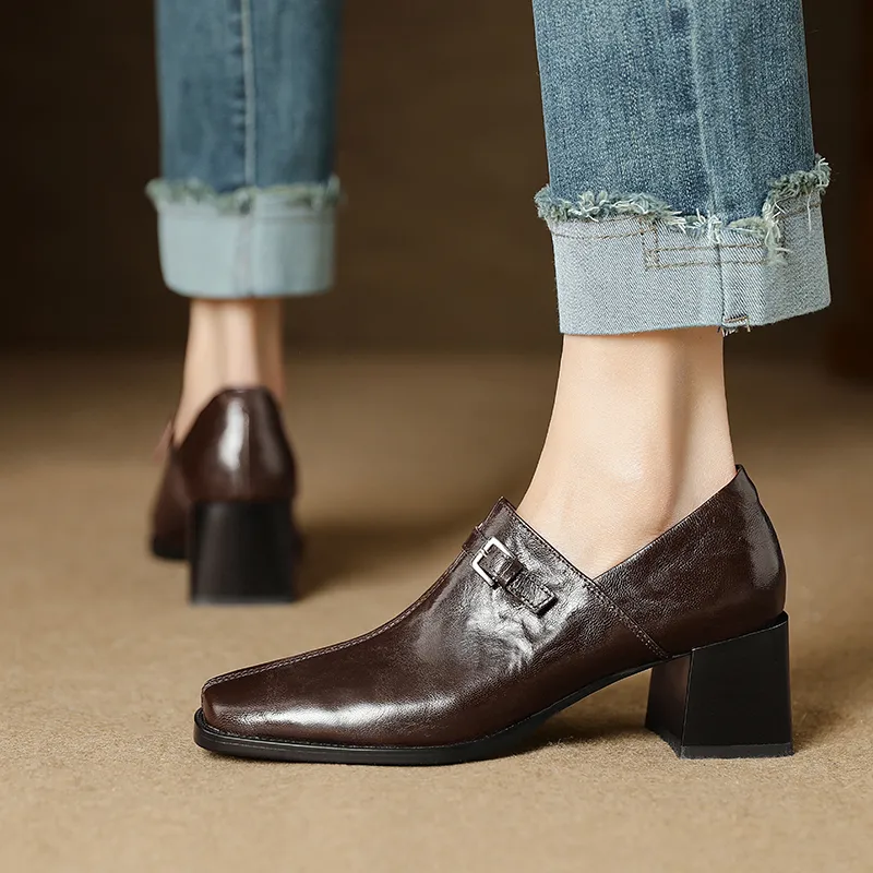 MODERN BELLE Chunky Heel High Heels 5cm Women's-8