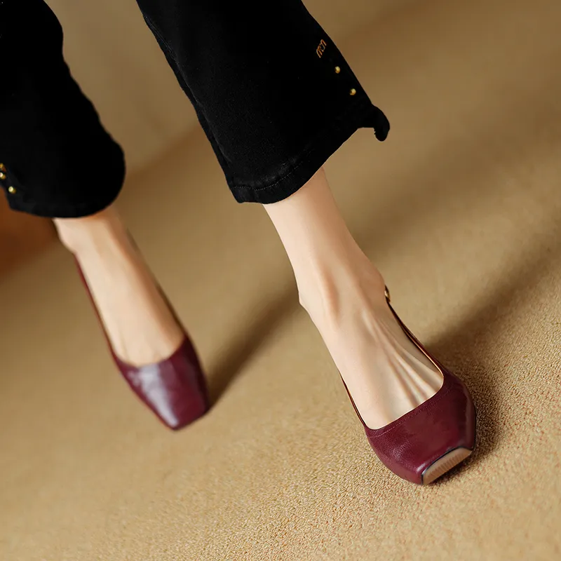 MODERN BELLE Chunky Heel High Heels 3cm Women's-4