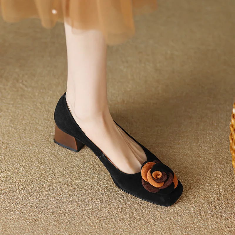 MODERN BELLE Chunky Heel High Heels 5cm Women's-5