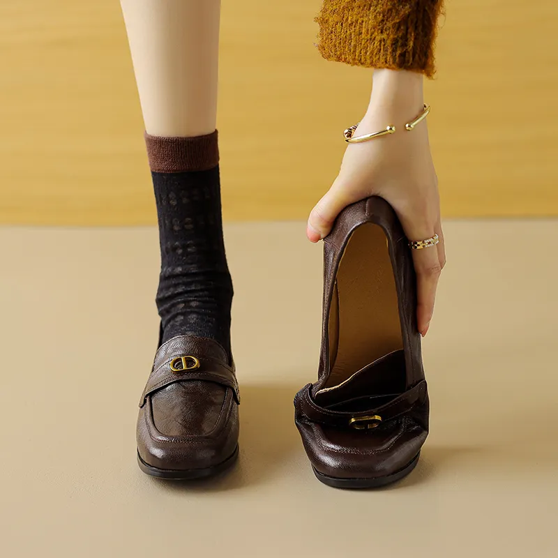 MODERN BELLE Loafers Women's Black/Dark Brown-8