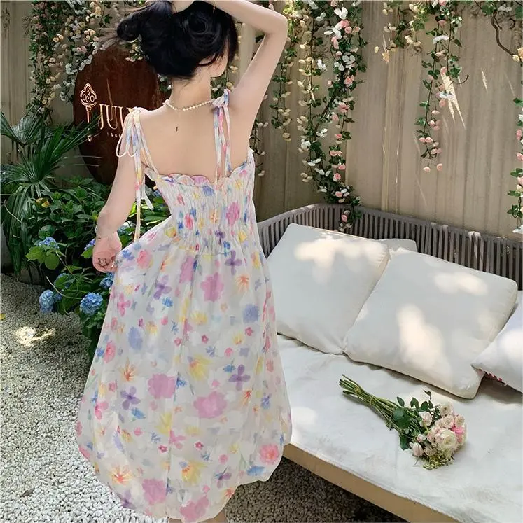 KUNZHUDAXIANG Slip Dress Women's Multicolor-5