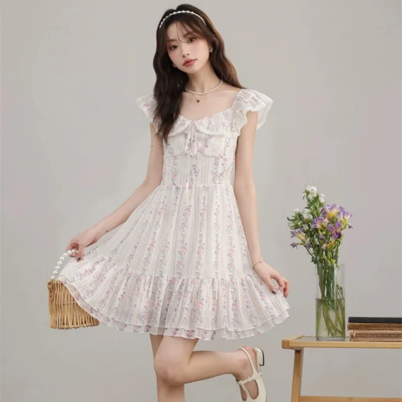 GLEE DIARY Short Sleeved Dress Women's Multicolor-4