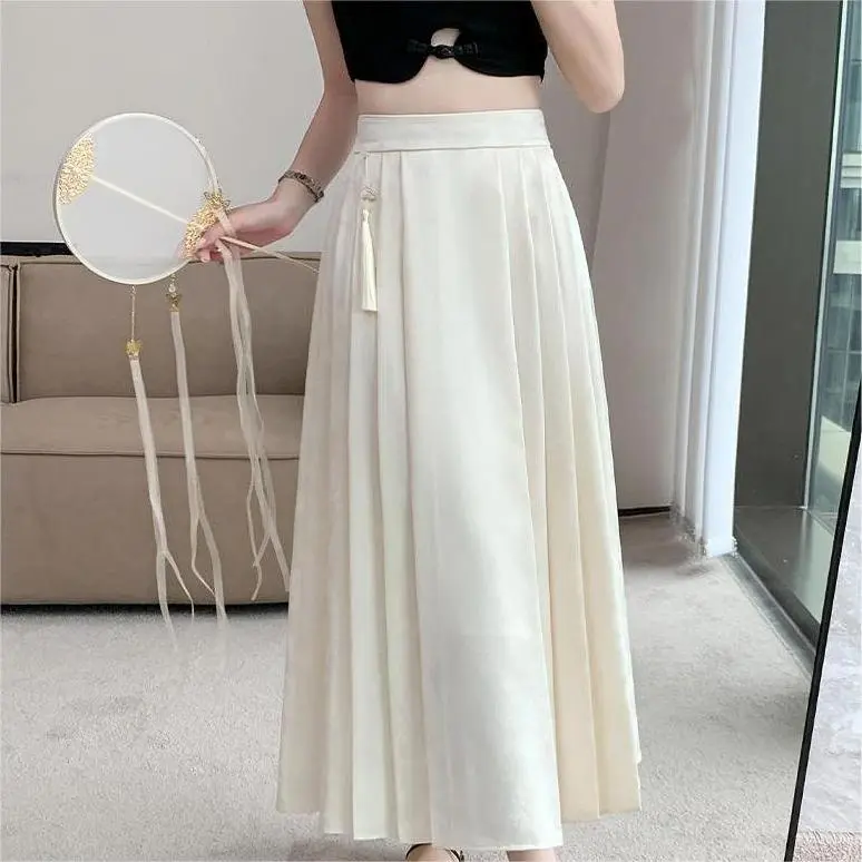 GLEE DIARY Casual Long Skirt Women's-3