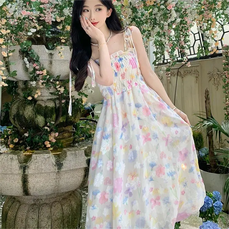 KUNZHUDAXIANG Slip Dress Women's Multicolor-3