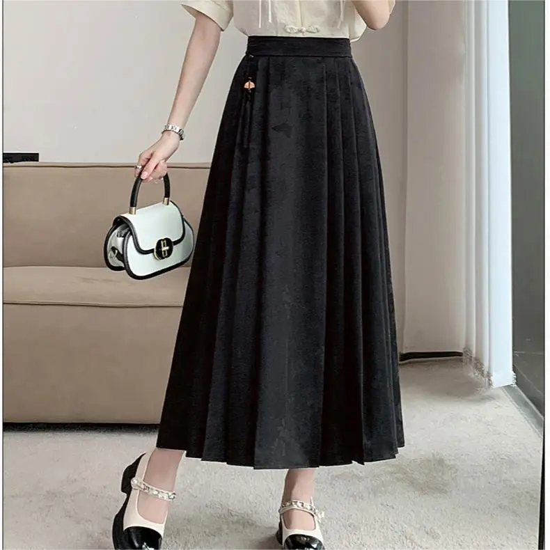 GLEE DIARY Casual Long Skirt Women's-8