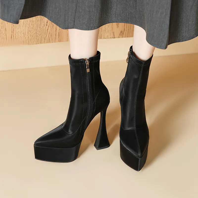 SIFEIRO Ankle Boots 14cm Women's-10