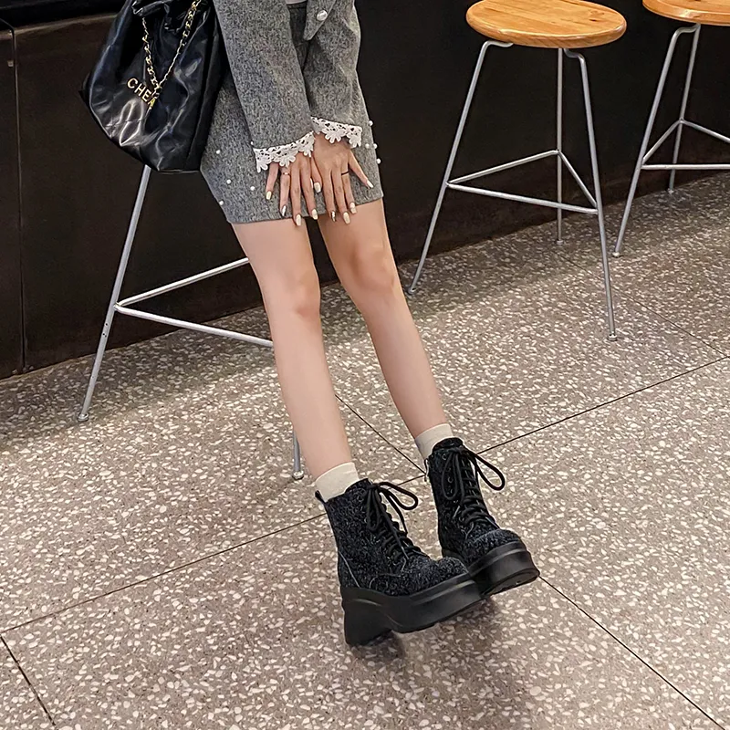 SIFEIRO Ankle Boots 8.5CM Women's-5