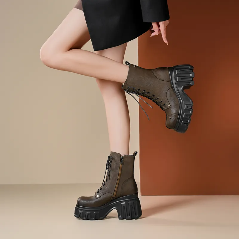 SIFEIRO Ankle Boots 10CM Women's-9