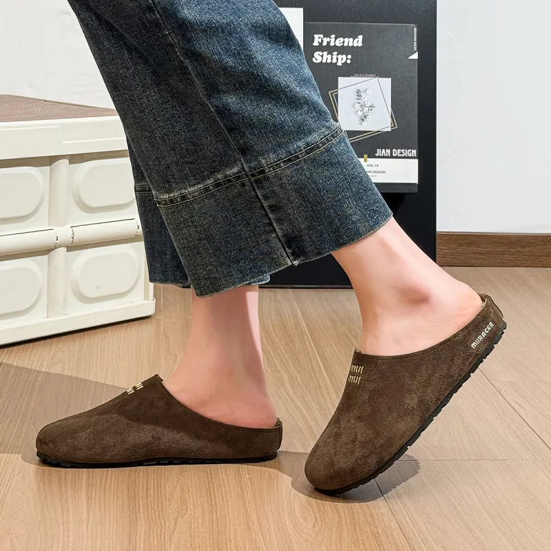 MIIRACER Abrasion Resistant Slip Resistant Closed Toe Slippers Women's-7