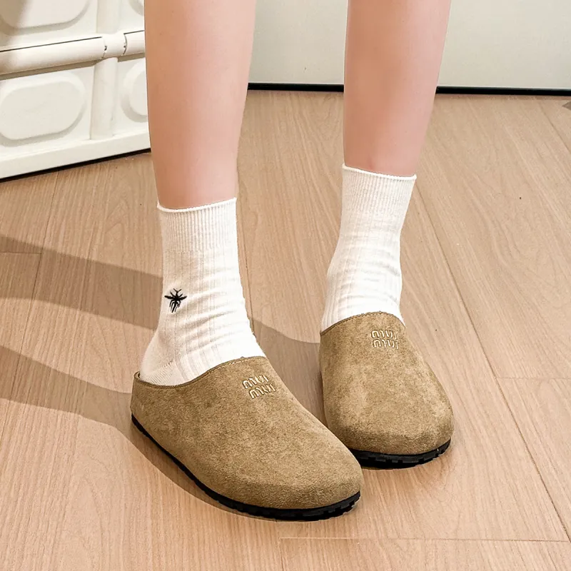 MIIRACER Abrasion Resistant Slip Resistant Closed Toe Slippers Women's-10