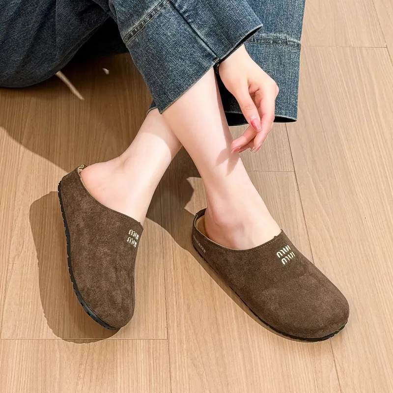 MIIRACER Abrasion Resistant Slip Resistant Closed Toe Slippers Women's-5