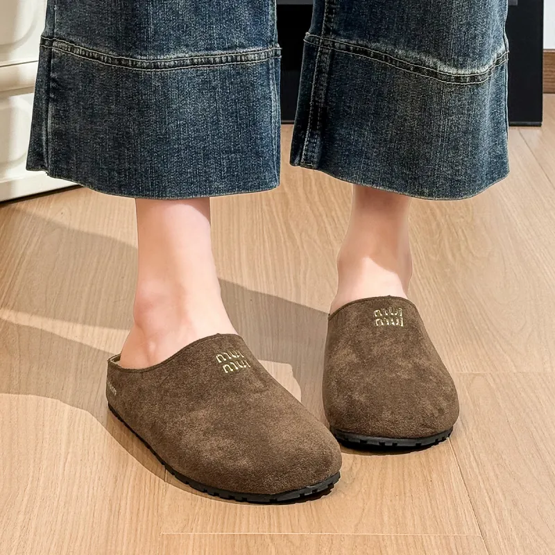 MIIRACER Abrasion Resistant Slip Resistant Closed Toe Slippers Women's-6