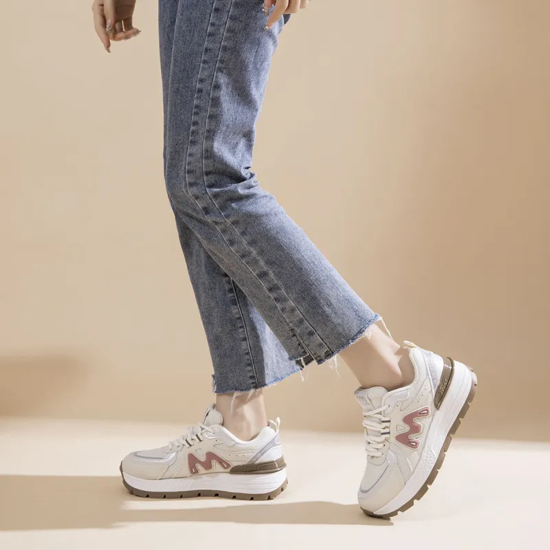 MIIRACER Height Increasing, Lightweight, Breathable, Slip Resistant Low Top Casual Shoes Women's-10