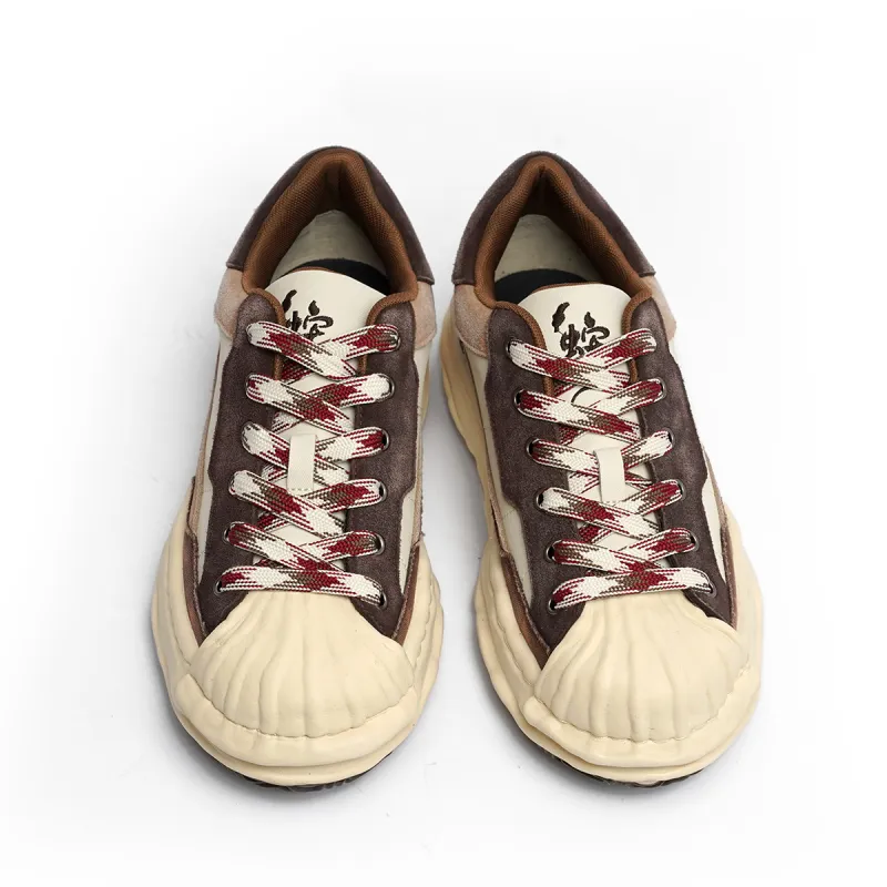FANZAO Slip-Resistant Cushioning Wear-Resistant Lightweight Breathable Low-Top Skateboard Shoes Unisex-12