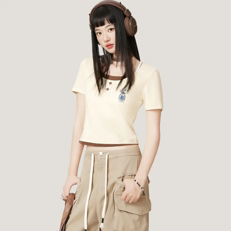 MINISO T Shirts Women's-8