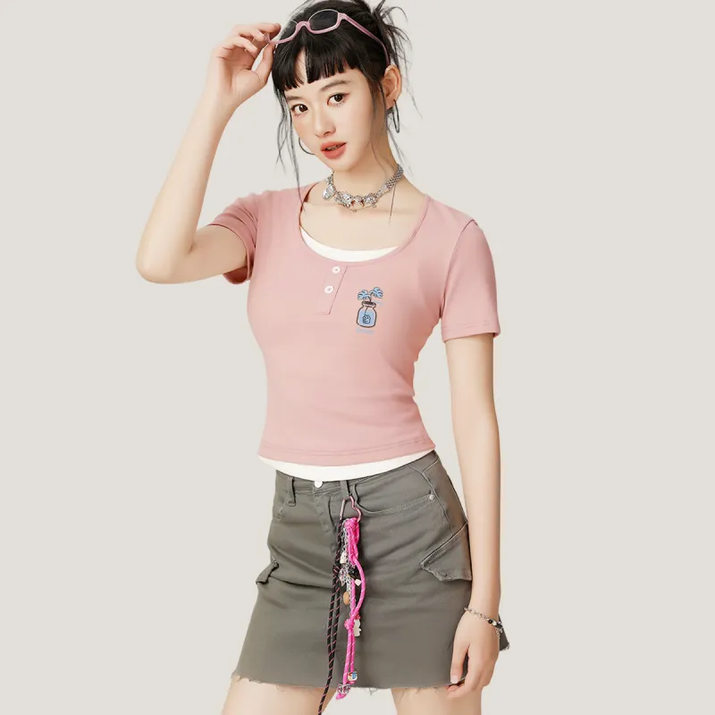 MINISO T Shirts Women's-2