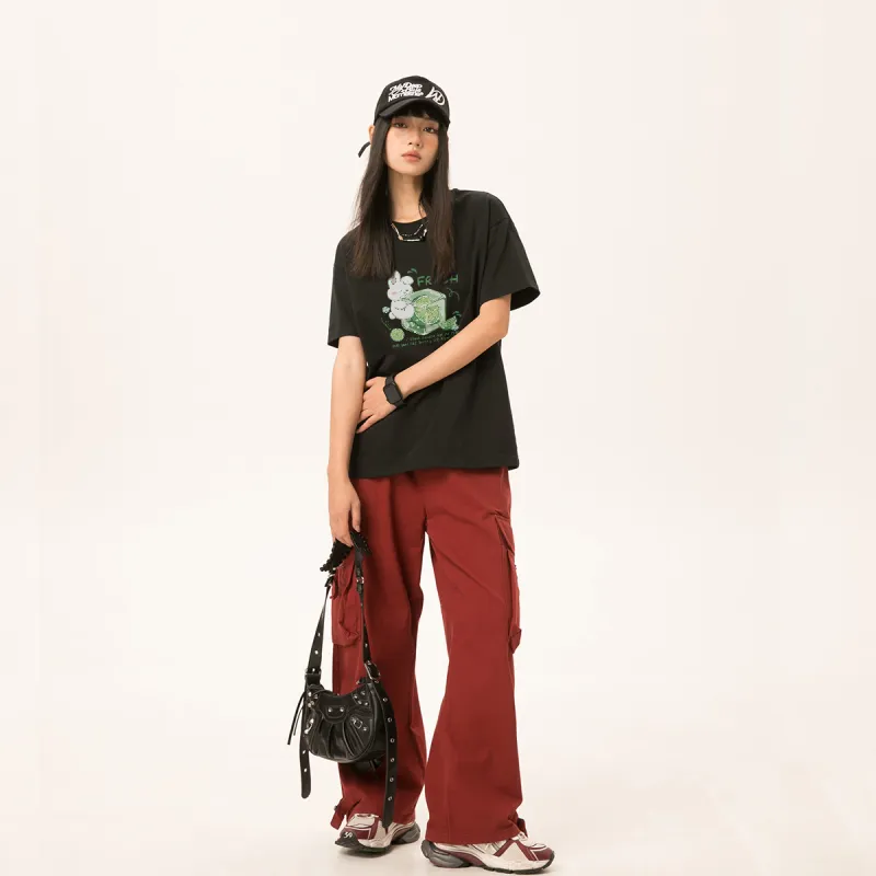 MINISO T Shirt Women's 2 Pack Summer-9