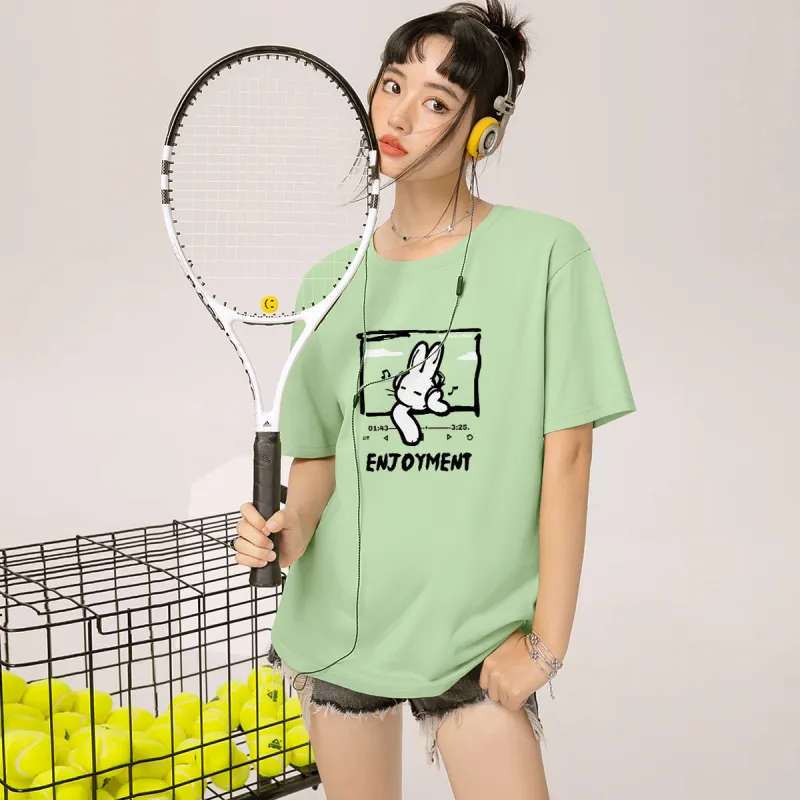 MINISO T Shirt Women's 2 Pack Summer-21