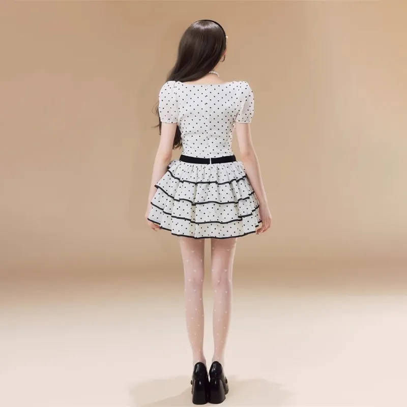 COVT Short-Sleeved Dresses Women's Polka Dot-2