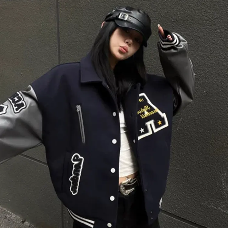 COVT Jackets & Coats Women's Navy Blue-5
