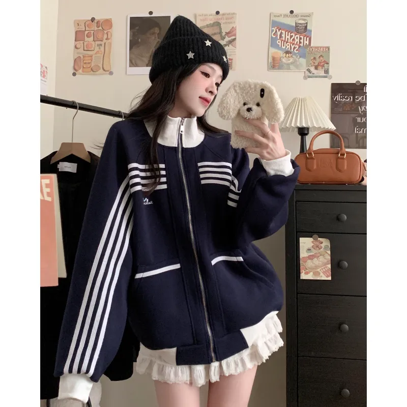 COVT Jackets Women's Navy Blue-2